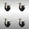 Service Caster 4 Inch 316SS Hard Rubber Wheel Swivel Top Plate Caster Set Total Lock Brake SCC SCC-SS316TTL20S414-HRS-4 - alternate 3